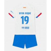 Barcelona Vitor Roque #19 Replica Away Minikit 2023-24 Short Sleeve (+ pants)